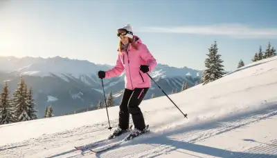 Leuchtende Pistenpower: Skijacken Damen Pink Bunt Farbig