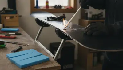 Snowboard Reparatur: Kleine Schäden selbst beheben