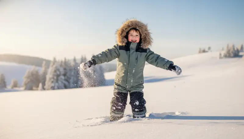 Der perfekte Skianzug für Kinder wählen
