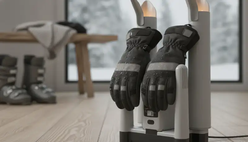 Nie mehr nasse Hände: Handschuhtrockner