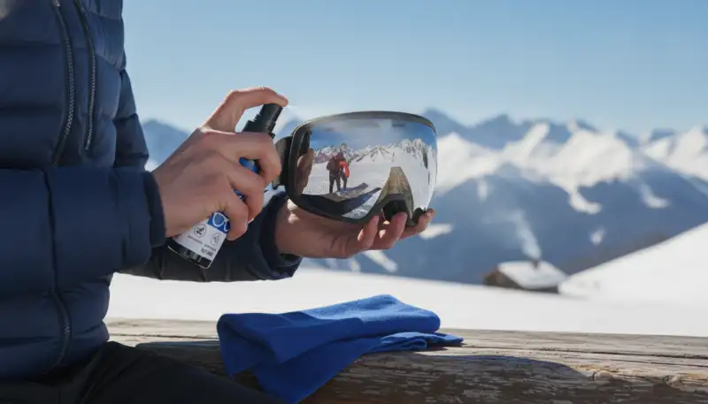 Skibrillen richtig pflegen für klare Sicht
