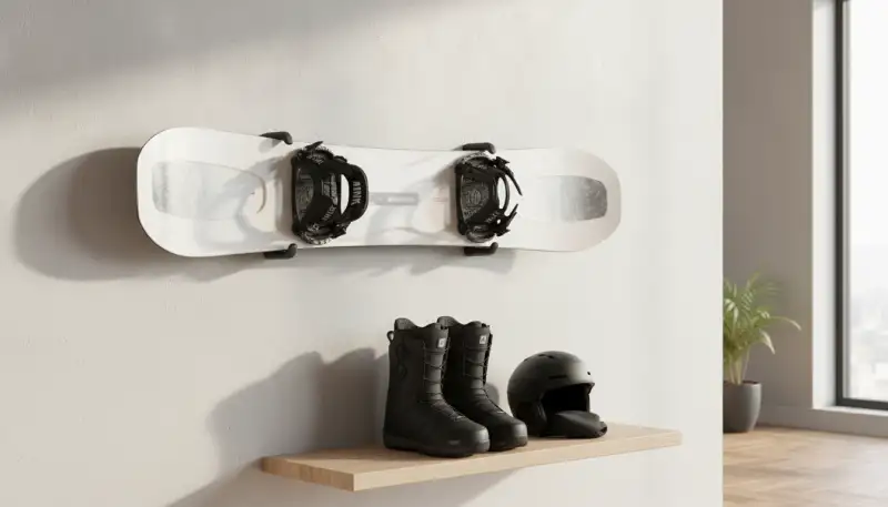 Snowboard Wandhalterung: Sicher und stilvoll